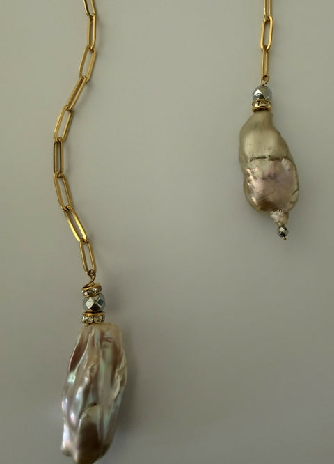 Convertible Baroque Pearl Chain