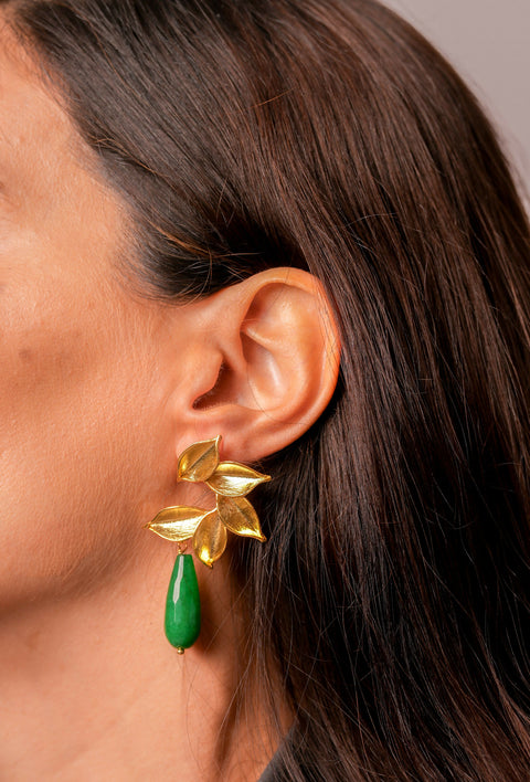 Petal dangle Handmade Earrings