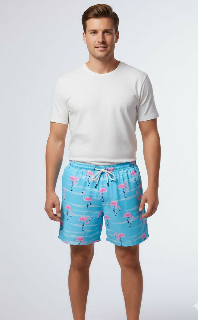 Flamingo Bay Printed Shorts
