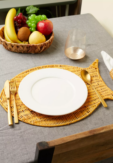 Fish shaped Rattan Placemat