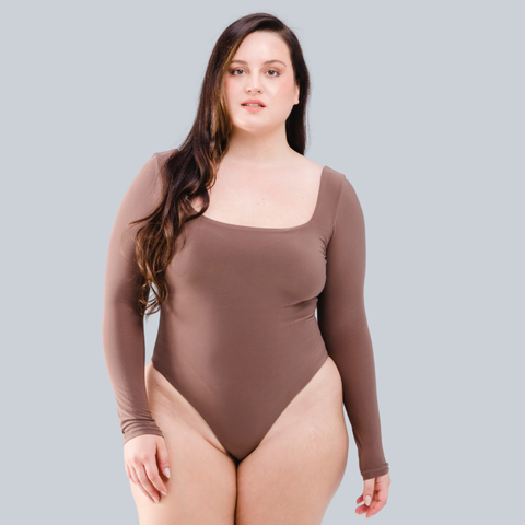 SWEETHEART bodysuit mocca