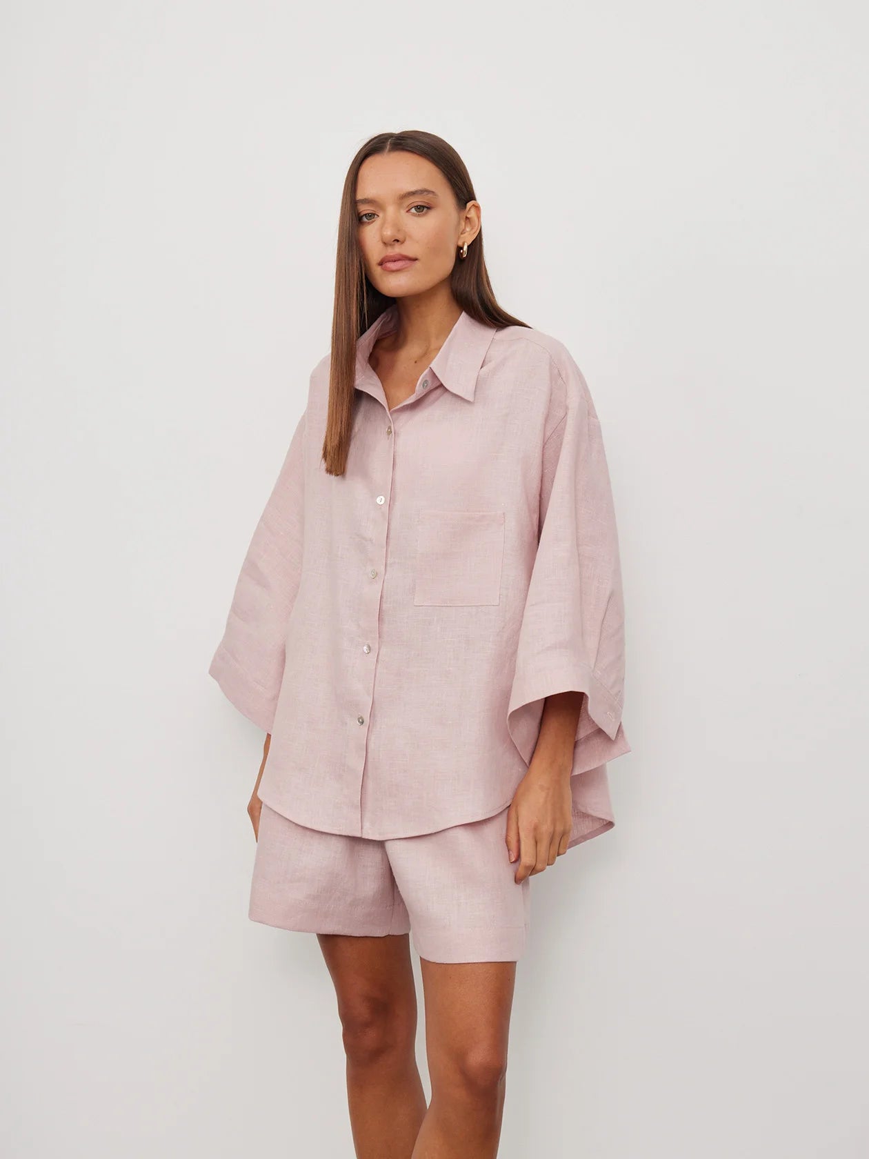Oversized Linen Shirt