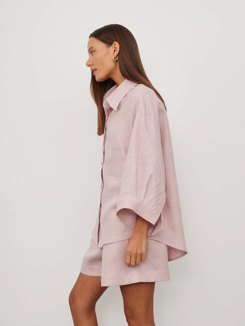Oversized Linen Shirt