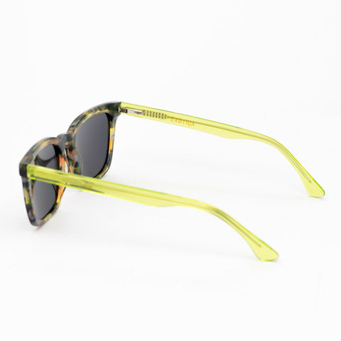 Nomad Sunglasses | Green Frames & Grey Lenses