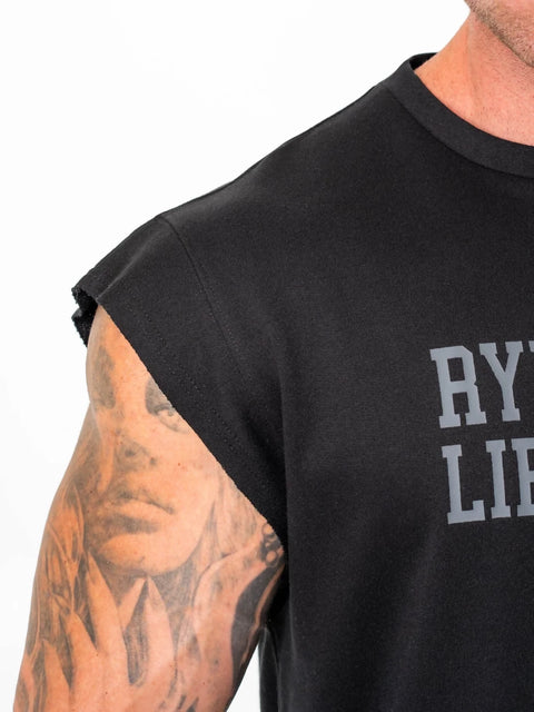 Ryderwear Cut Off Muscle Tank Black