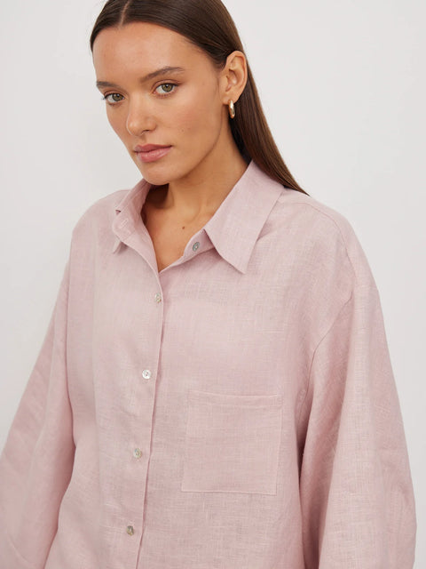 Oversized Linen Shirt