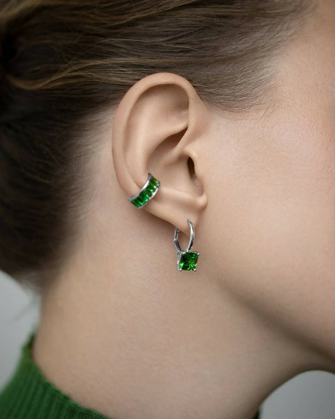 Green earrings Princess