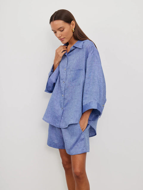 Oversized Linen Shirt