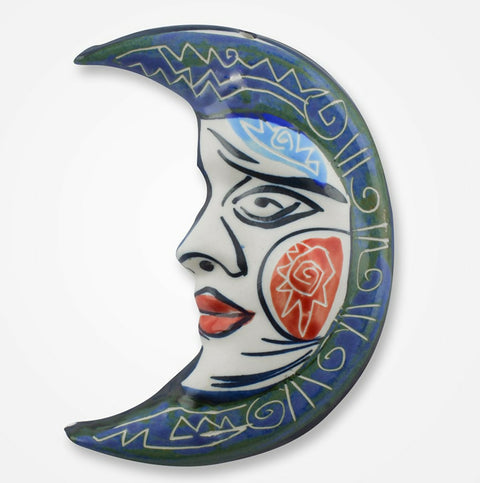 susarts Ceramics half-moon face