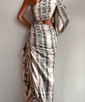 Long-dress-one-sleeve-snake