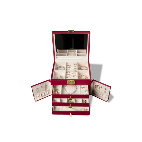 Aura Rouge Maroon - Jewelry Box