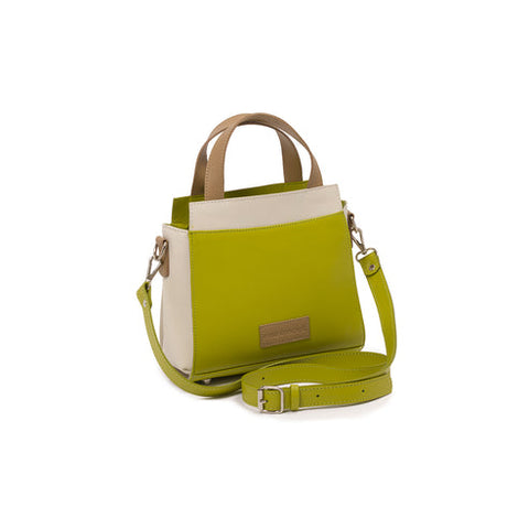 NATURAL LEATHER HANDBAG "EMILY"