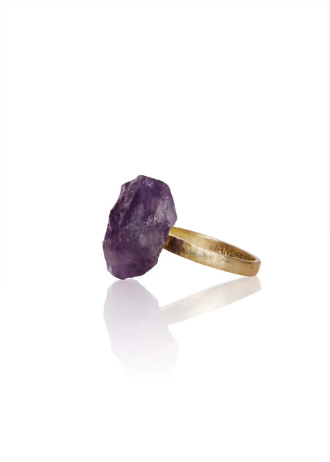 KARR AMETHYST GEMSTONE RING 6