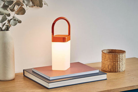 LEXON HORIZON HANGING LAMP - ORANGE