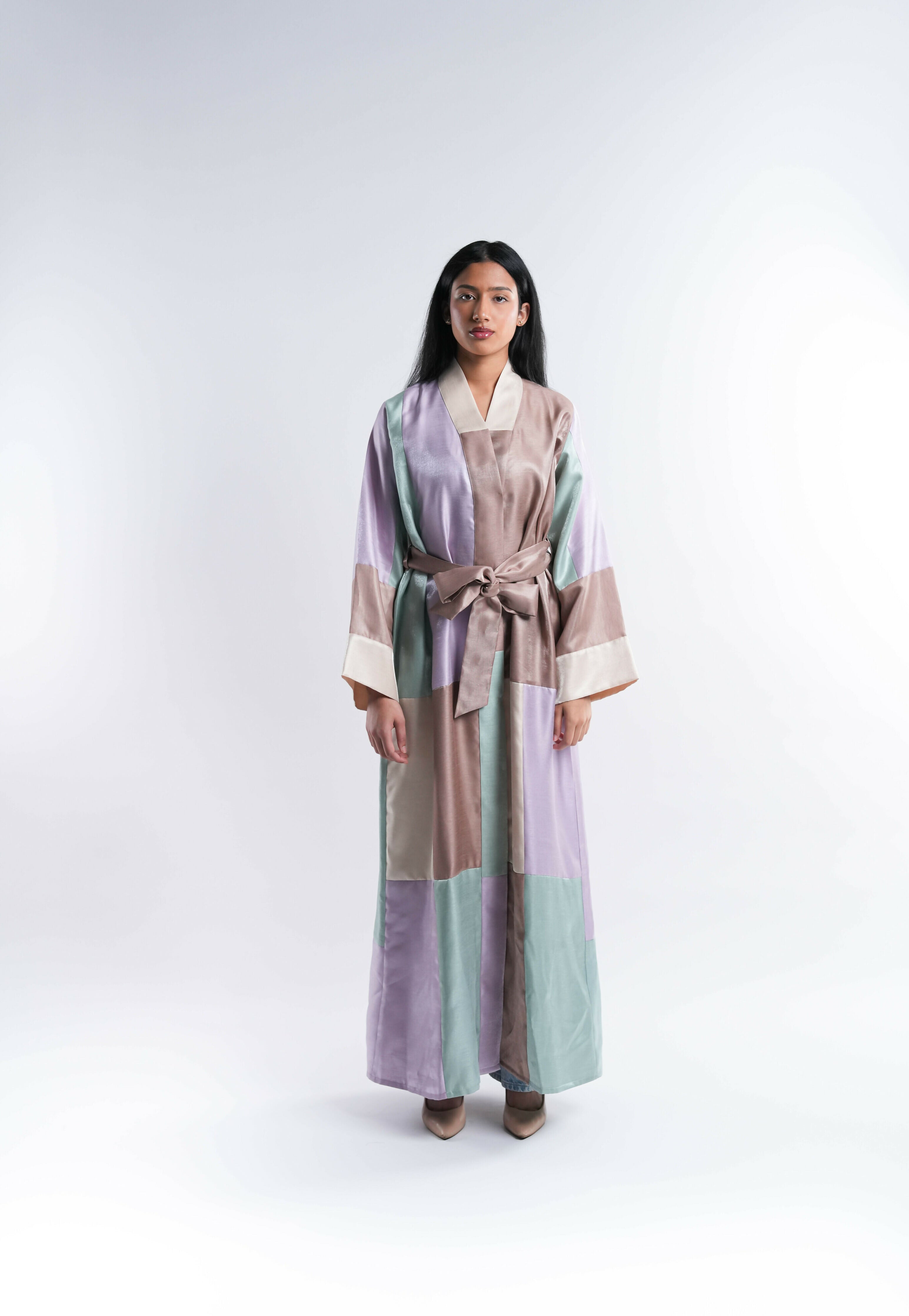 Shimmery Patched Abaya