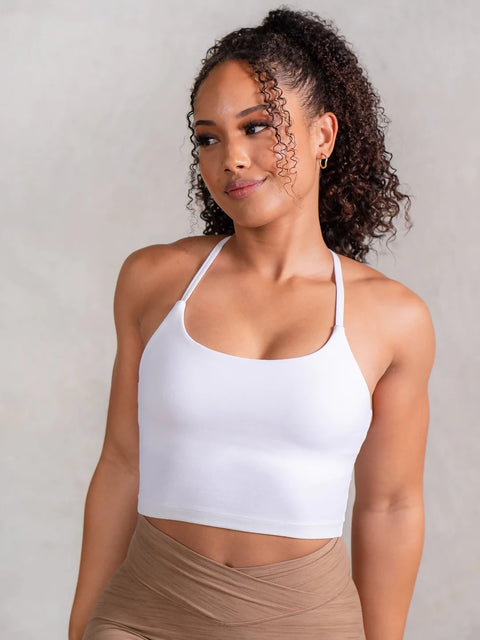 Ryderwear Icon Tank Bra White