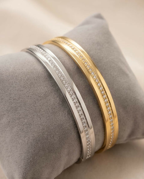 Harmony Cuff Gold Handmade Bracelet
