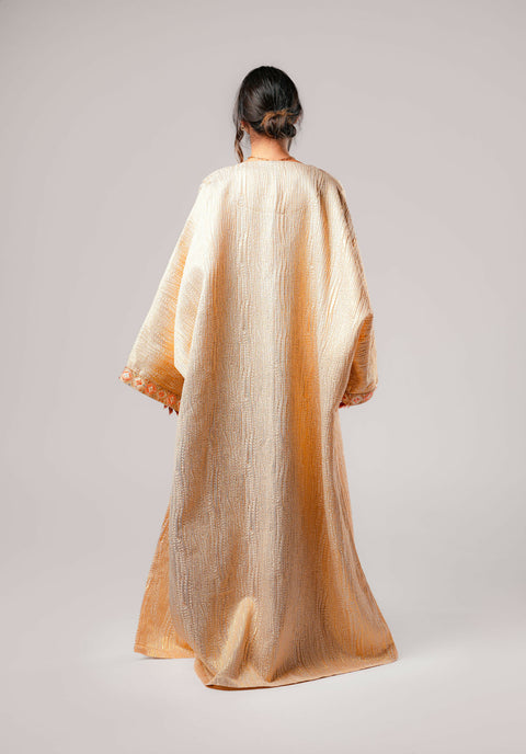Bisht -Elegant- wide and luxurious abaya - characterized by its elegant embroidery