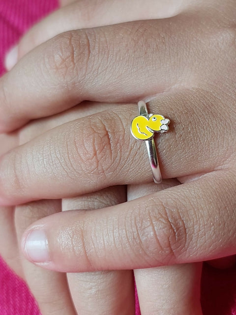 Yellow Duck Adjustable Ring