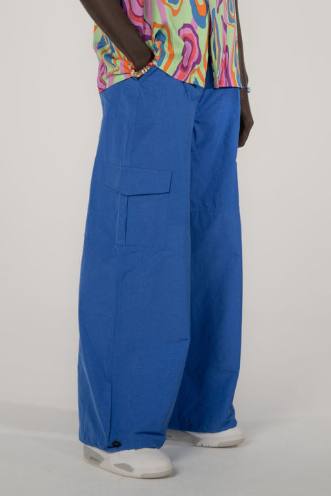 Blue Cargo Pants