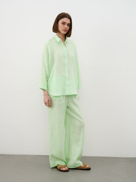 Lime Green Relaxed Trousers
