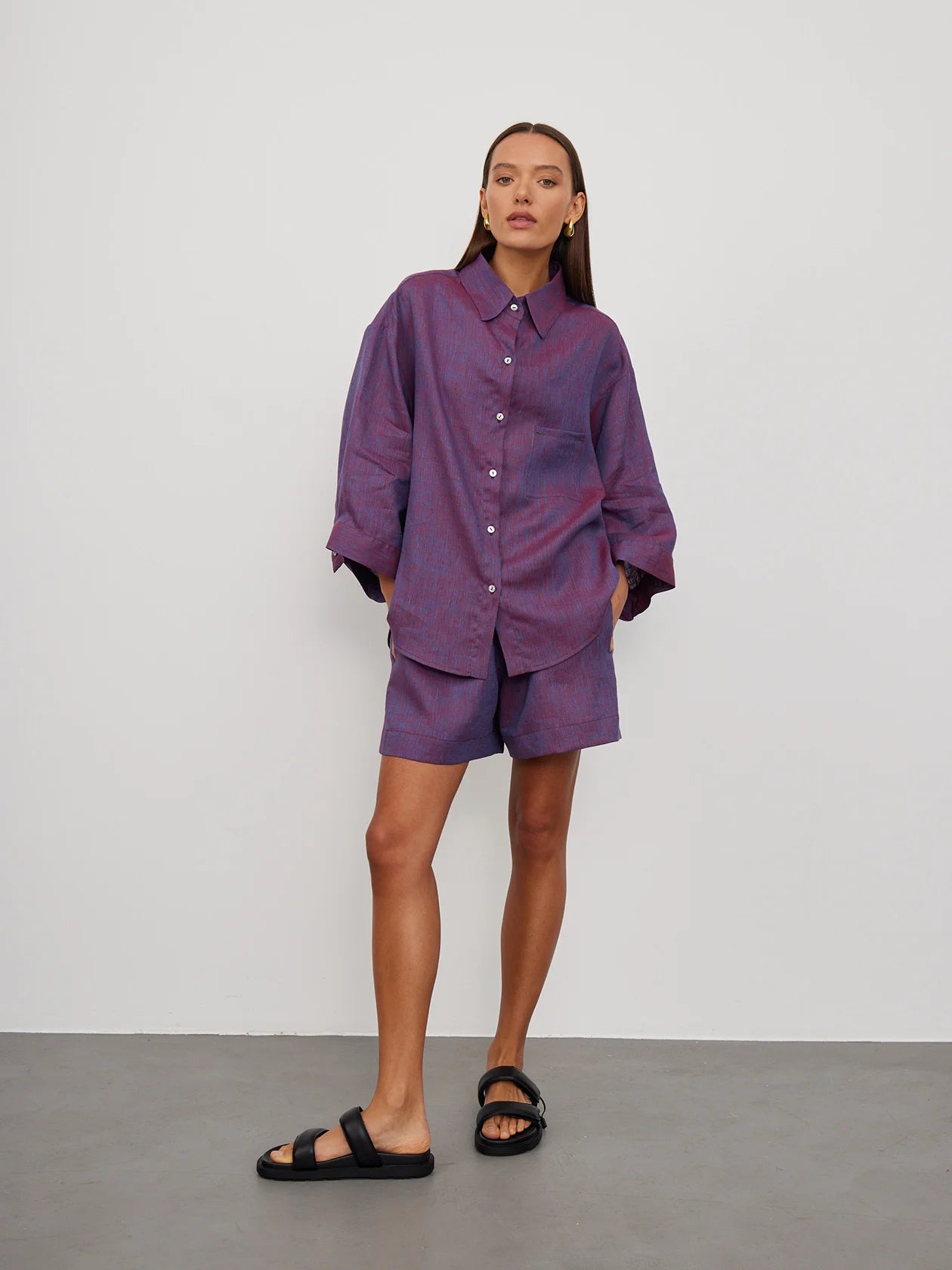 Oversized Linen Shirt