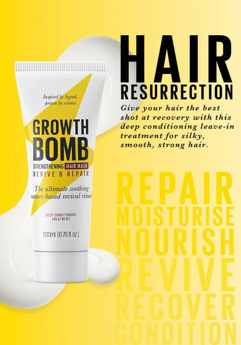 Growth Bomb - Supercharge Hair Mask - Repair, Revive & Protect - 200ml