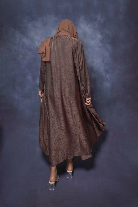 Modren Brown Abaya color