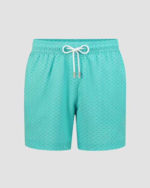 Teal Tides Swim Shorts