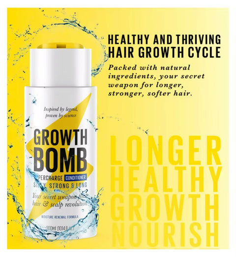 Growth Bomb - Supercharge Conditioner - Silky, Soft & Strong - 300ml