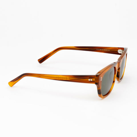 Mojo Sunglasses | Brown Frame & Green Lenses