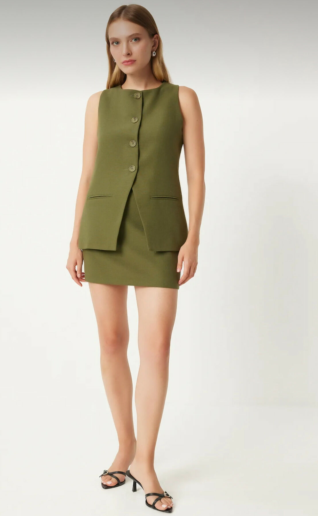MY PEANUT Deux Pieces Set in Olive