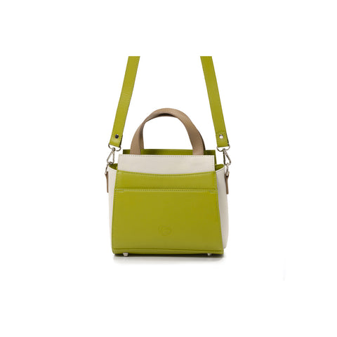 NATURAL LEATHER HANDBAG "EMILY"