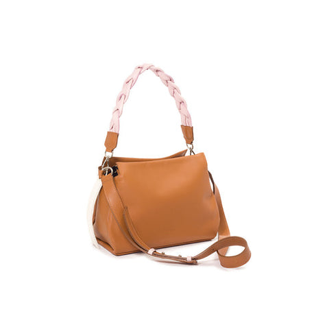 NATURAL LEATHER HANDBAG "JULES"