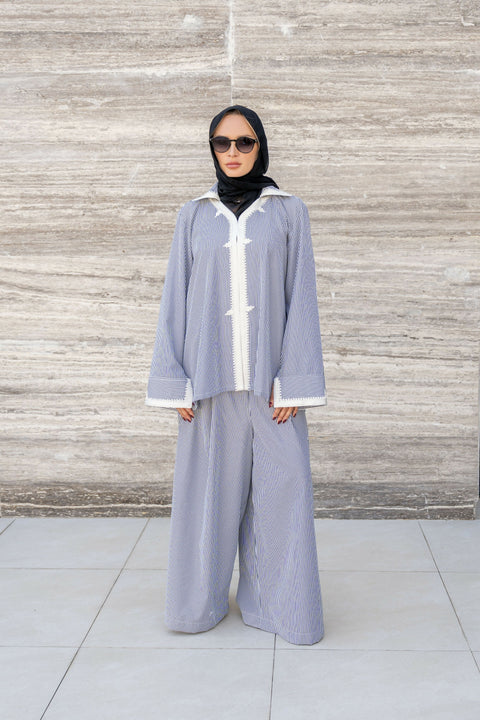 AMARA POPLIN BLACK-WHITE