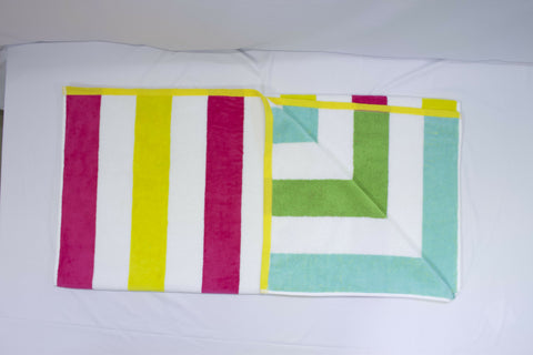 Soleil Striped Beach Cotton Towel