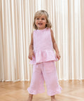 F1403 - CIAO STRIPE PANT - CLOUD DANCER PINK STRIPE - Extra 1