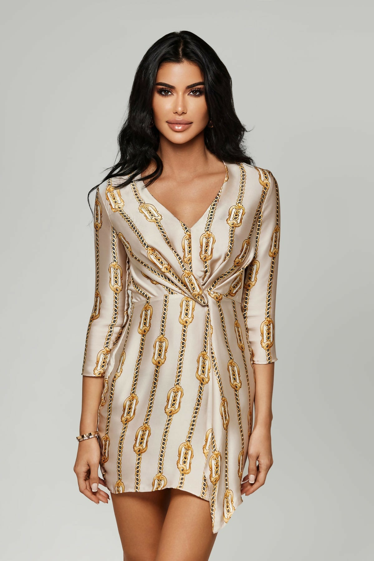 Forever Yours Dress Gold Chains S