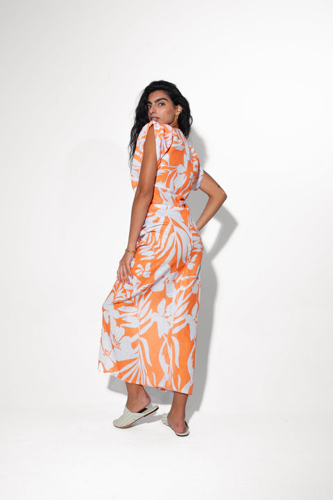 CECILEHOB Miranda Dress Orange