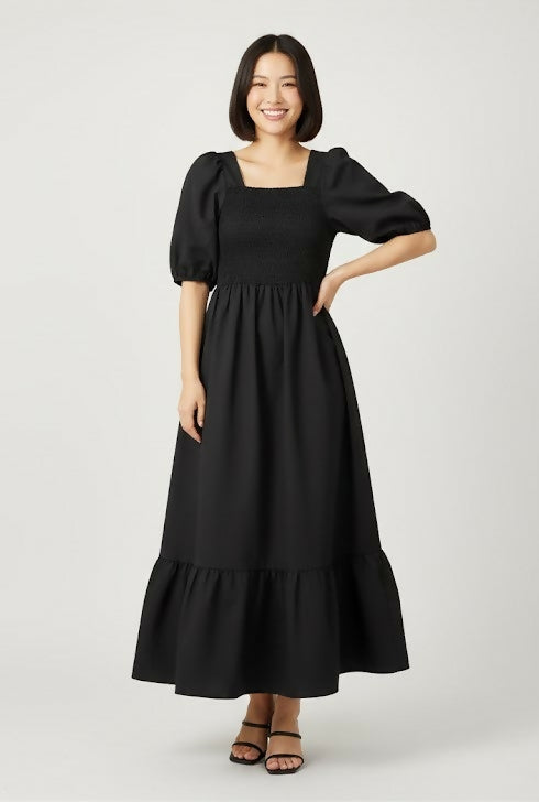 MY PEANUT Basic Ruffle Dress