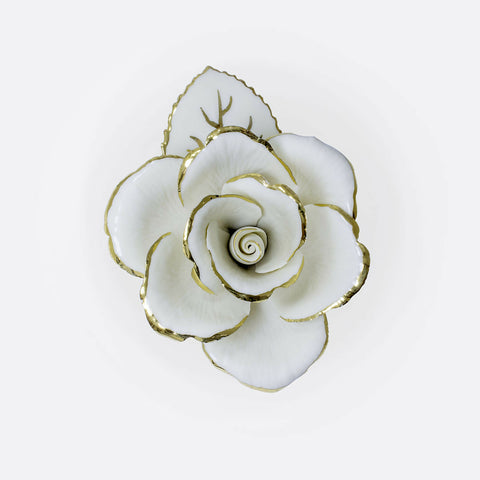 susarts handmade porcelain rose