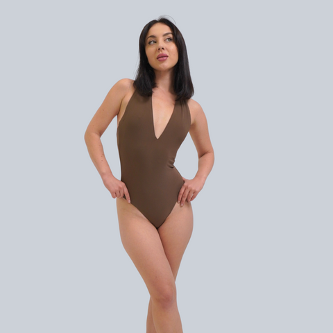 REGINA bodysuit coffee