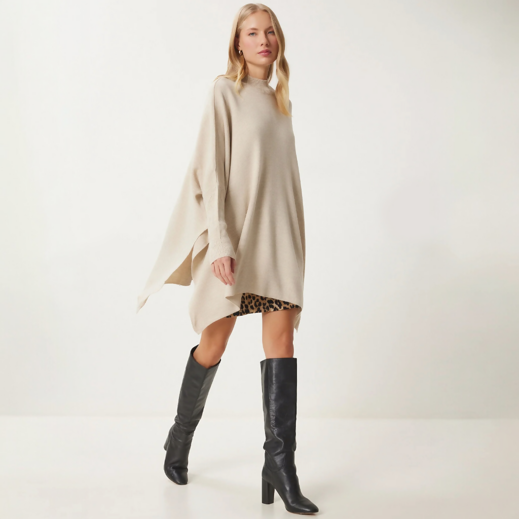 MY PEANUT Samira Bat Sleeve Knit Tunic