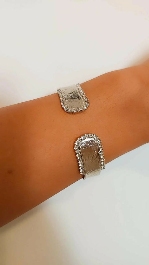 Helena Cuff Bracelet Silver