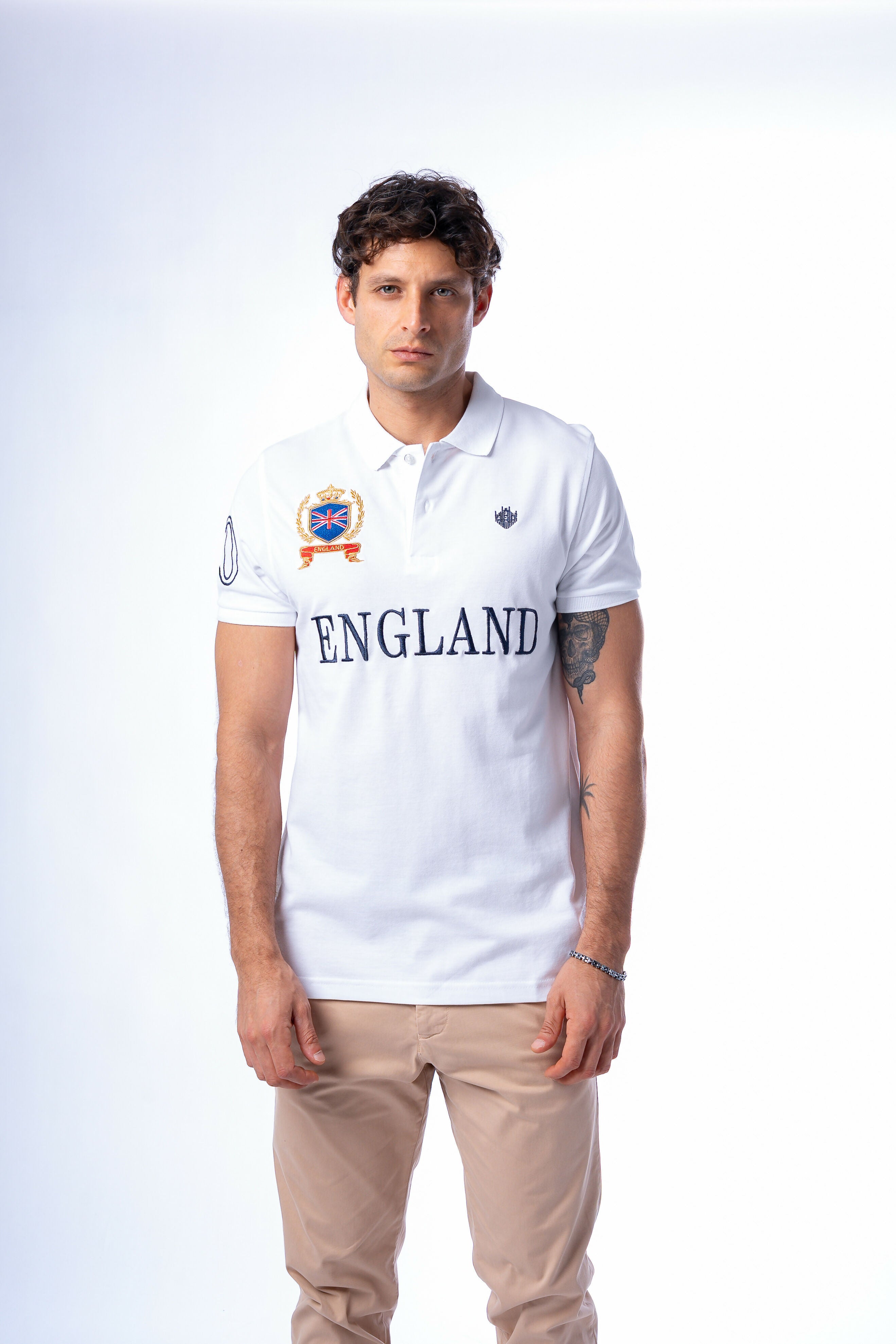 ENGLAND POLO WHITE