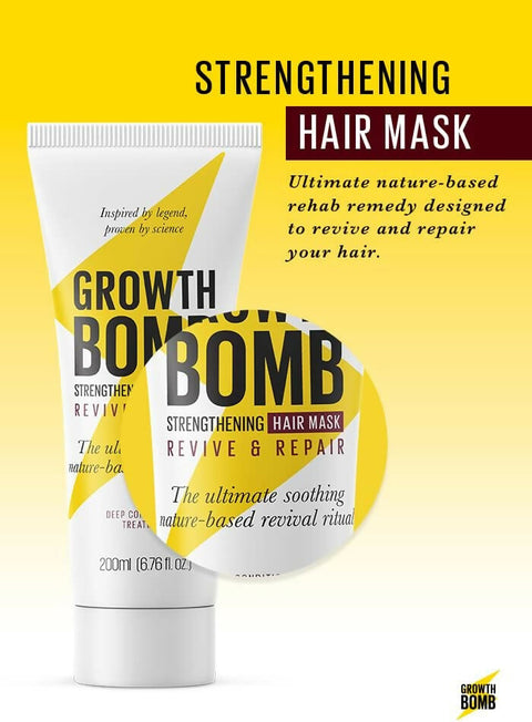 Growth Bomb - Supercharge Hair Mask - Repair, Revive & Protect - 200ml