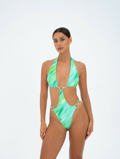 Tie Back One Piece With Ring