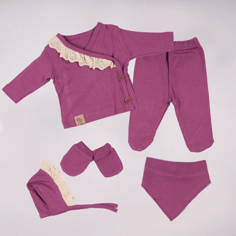 MINIFACE Bon Bon Baby Newborn Baby Girl Set