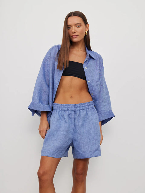 Oversized Linen Shirt