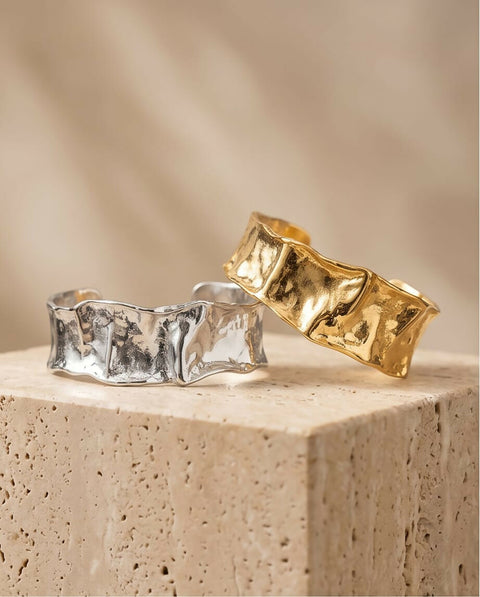 Celestia Cuff Silver Handmade Bracelet